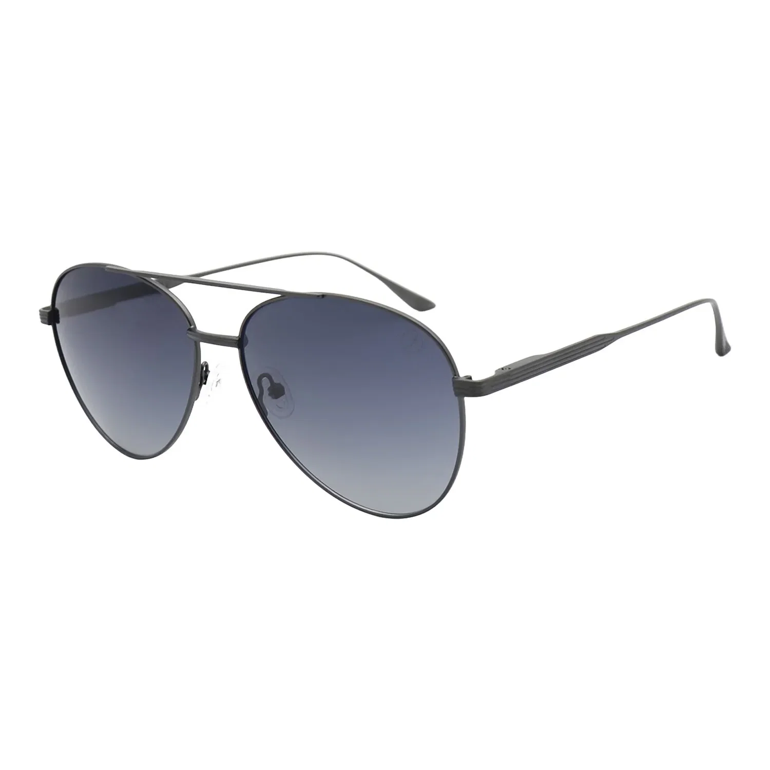 Óculos de Sol Masculino Titanium Aviador Degradê Onix — imagem 1