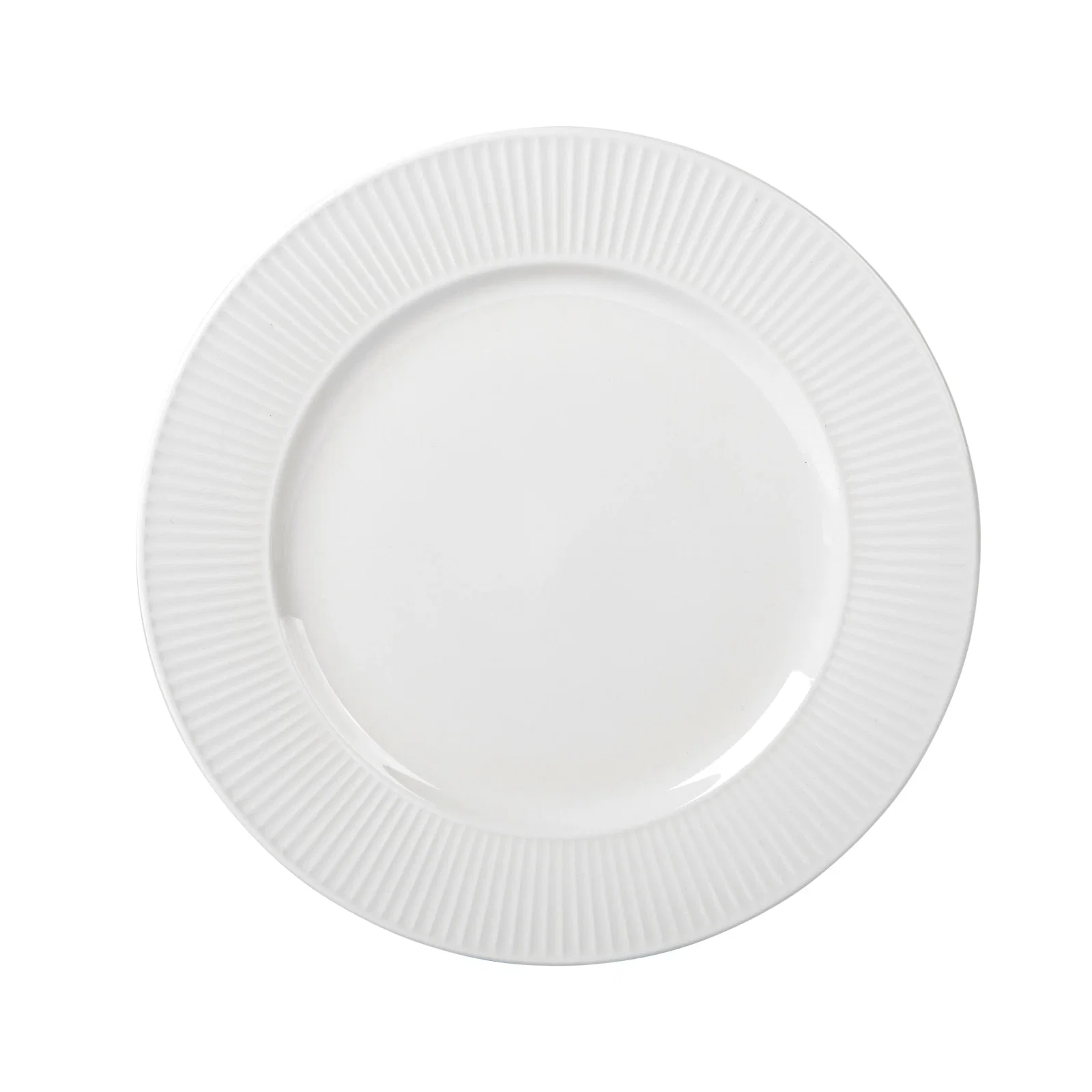 Prato Raso Porcelana New Bone Lavish Branca 26cm