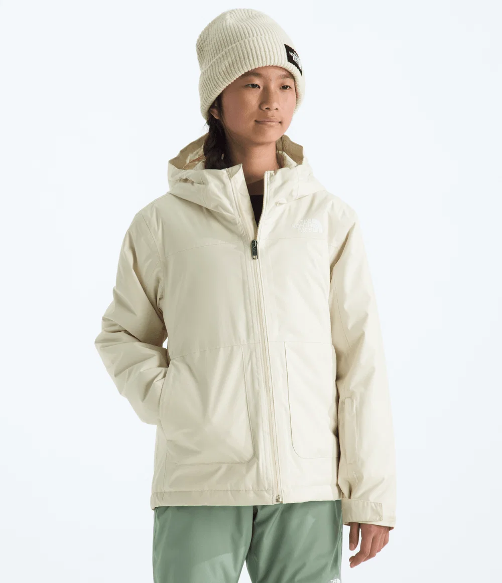 Jaqueta Infantil Teen Girls Freedom Insulated White Dune