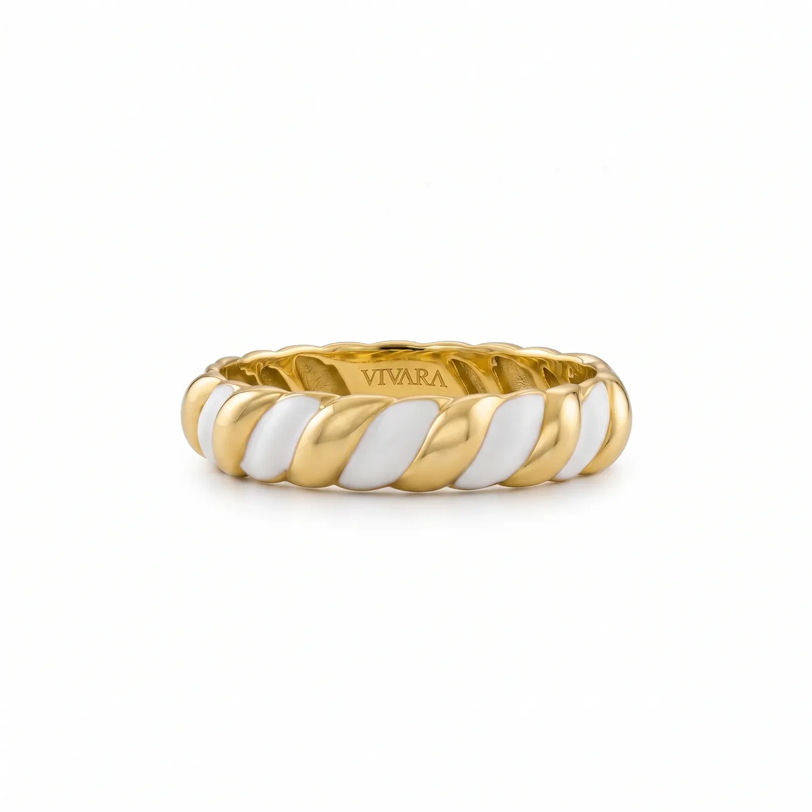 Anel Viena Color em Ouro Amarelo 18k com Esmalte — imagem 1