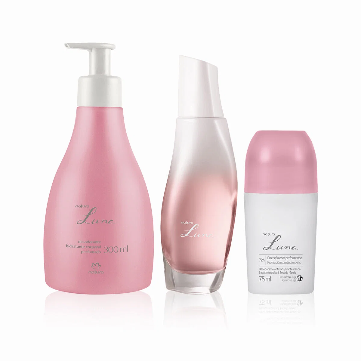 Kit Luna Classico com Hidratante e Desodorante Roll-on (3 produtos) — imagem 1