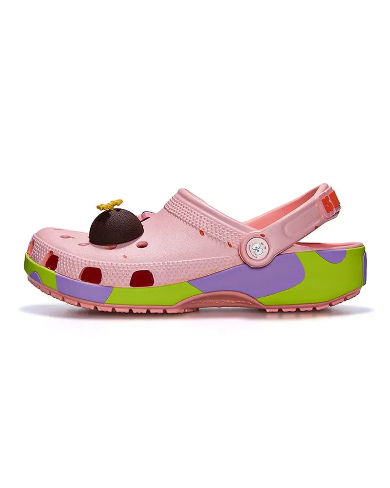 Sandália Crocs Bob Esponja Patrick Classic Clog Unissex