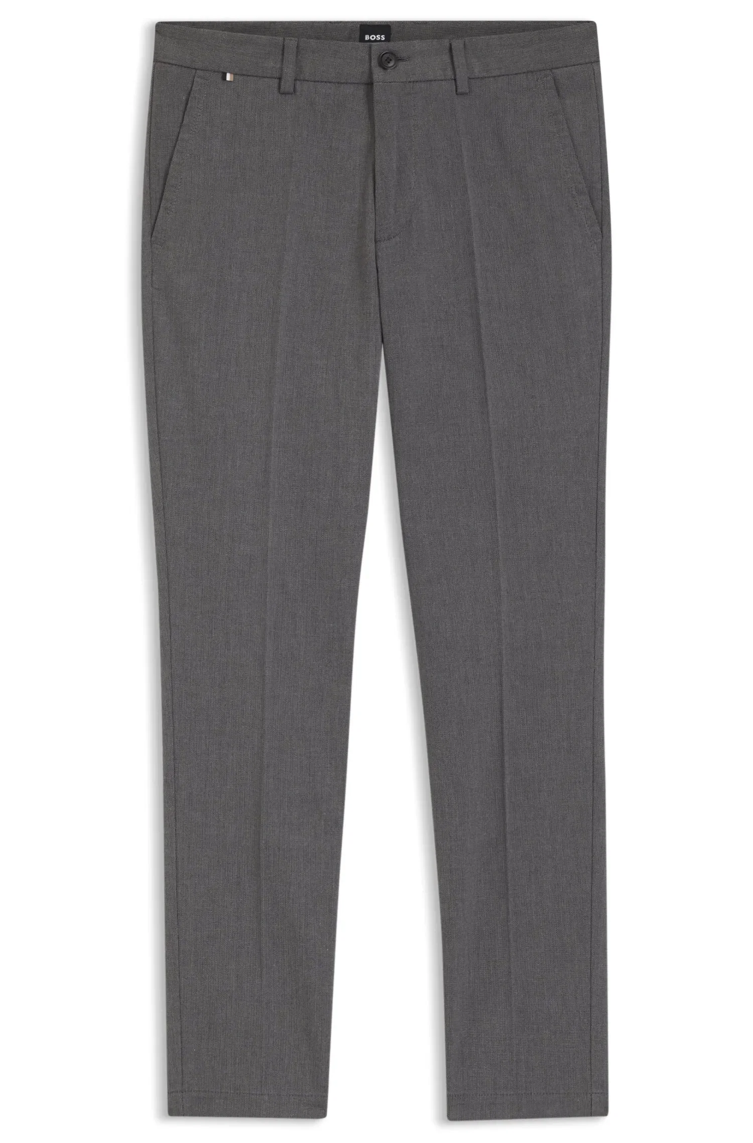 Calça Slim Fit Em Algodão