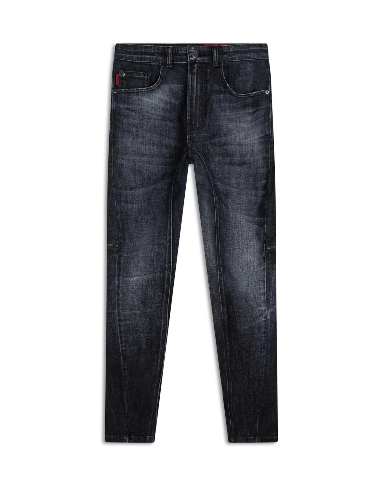 Calça Jeans Deep Blue Elastic Motorcycle 1733 Lav.Escuro C/ Resina — imagem 1