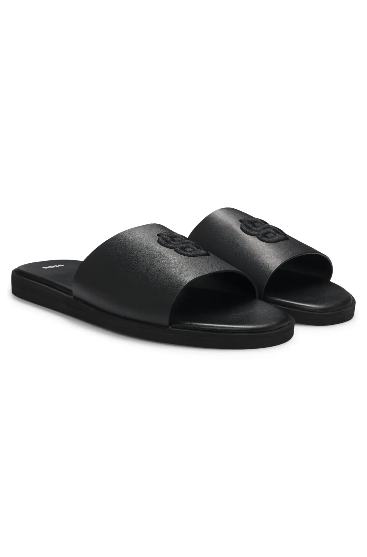 Slides Em Material Sintético Com Monograma Double B