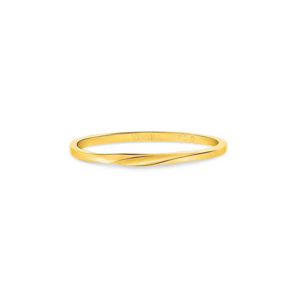 Anel Stacky em Ouro Amarelo 18k