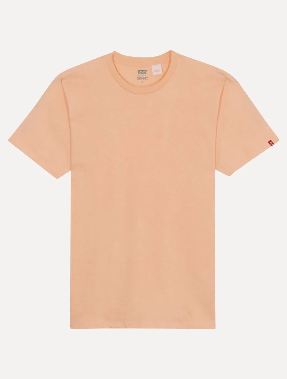 Camiseta Levis Masculina Tab Lisa Laranja Claro