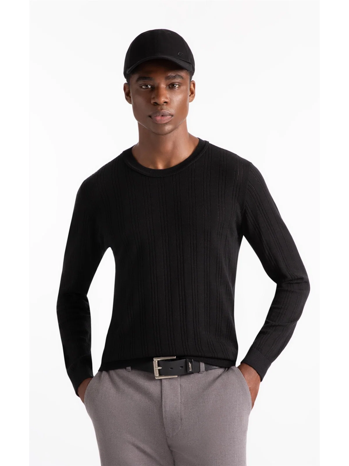 Tricot Knit York Triple Preto — imagem 1