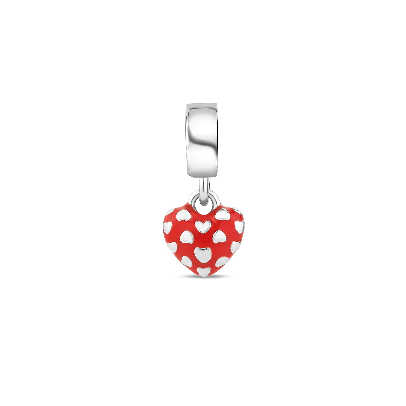 Pingente Life Coração em Prata 925 com Esmalte — imagem 1