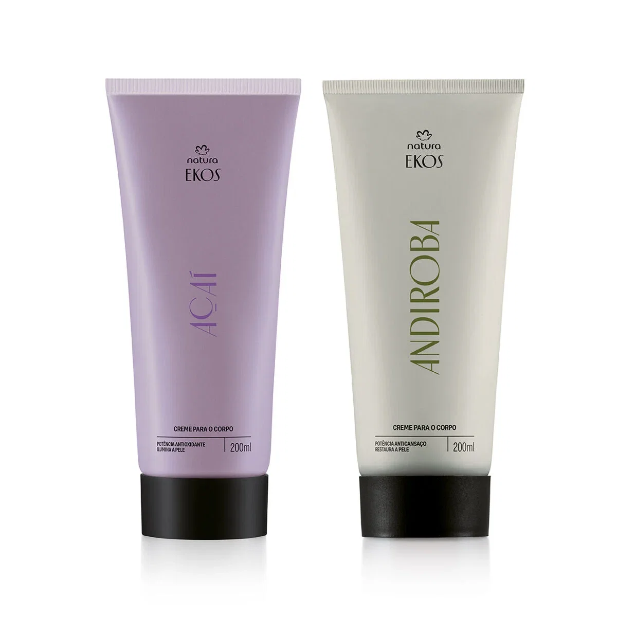 Kit Creme Desodorante Hidratante para o Corpo Ekos Açaí e Ekos Andiroba 2 un de 200 ml