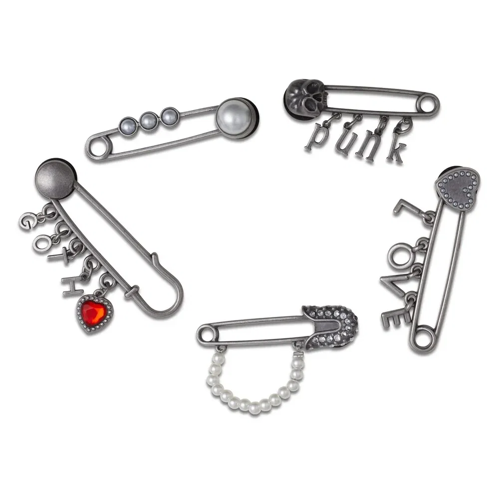 Love Punk Goth Pin Pack com 5 Pecas