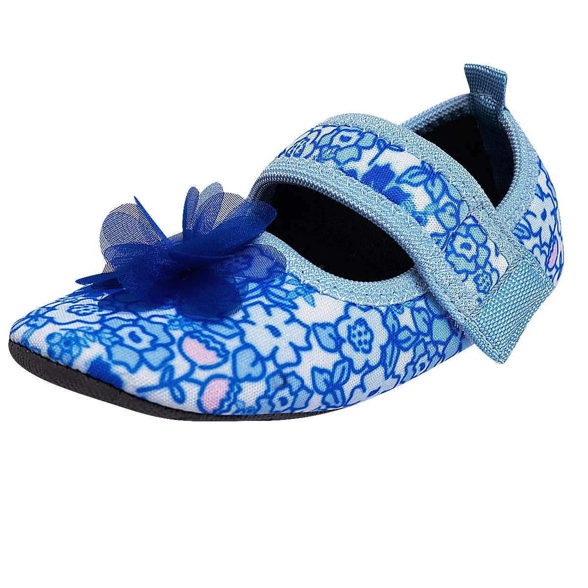 Sapatinho Neoprene Floral Mirtilo Tip Top