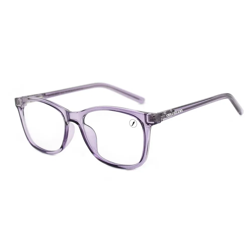 Armação Para Óculos de Grau Infantil Feminino Chilli Beans Quadrado Roxo — imagem 1