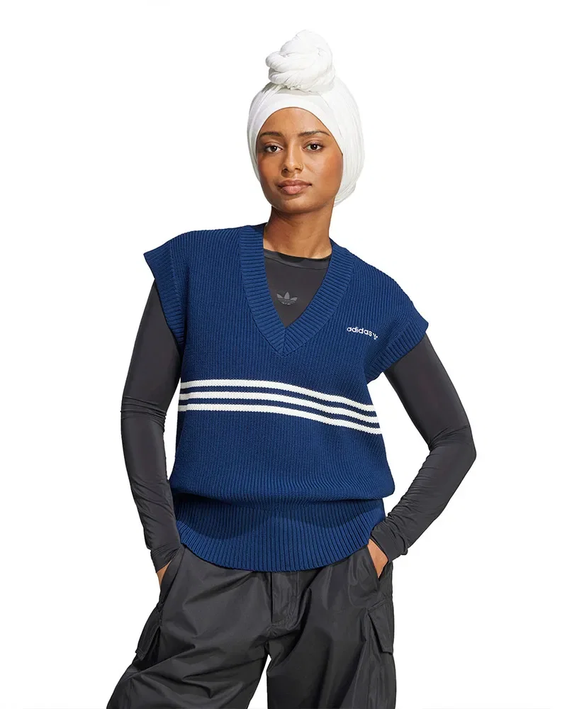 Colete Adidas 3 Listras Feminino — imagem 1