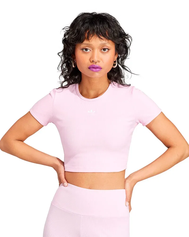 Camiseta Adidas Rib Feminina — imagem 1