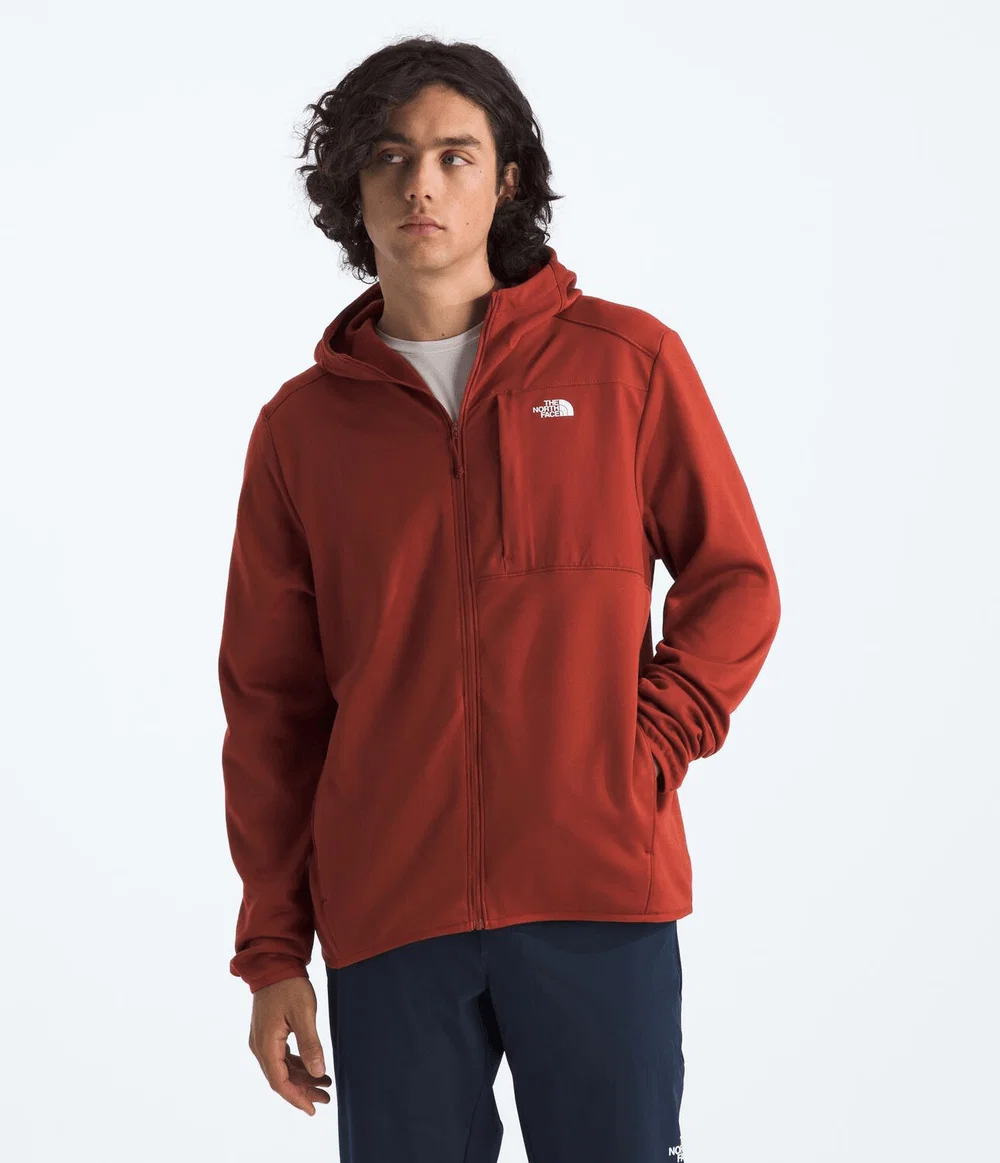 Fleece Masculino TNF Performance Fleece Full Zip Hoodie Iron Clay