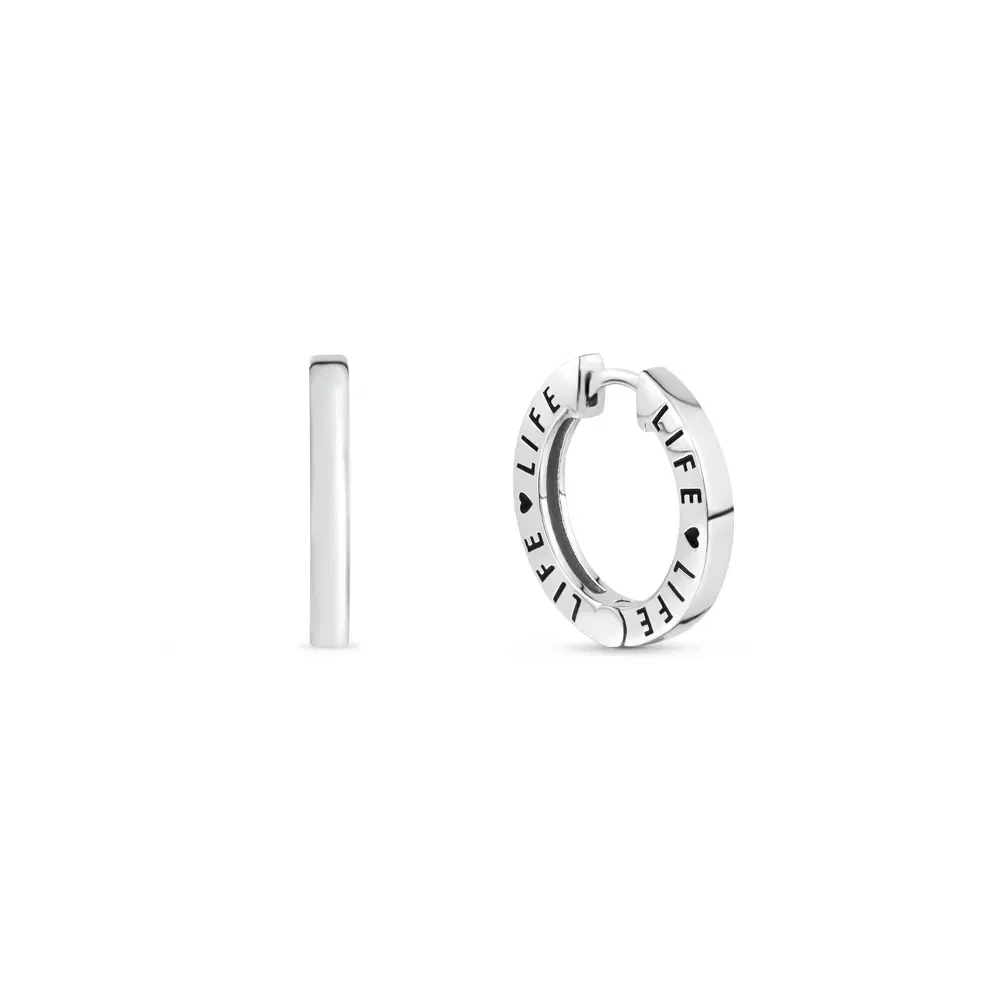 Argola Life Lifemania em Prata 925, 20 mm — imagem 1