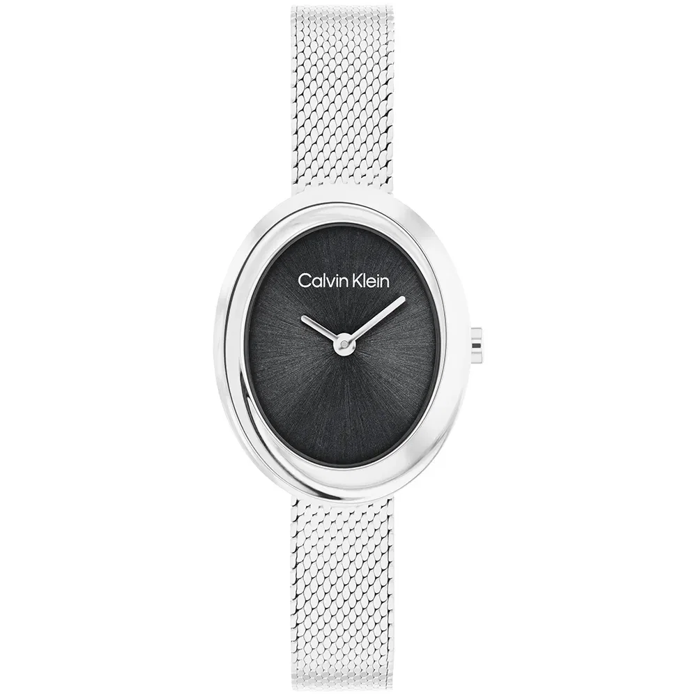 Relógio Calvin Klein Twisted Bezel Feminino em Aço Prateado 25100151 — imagem 1