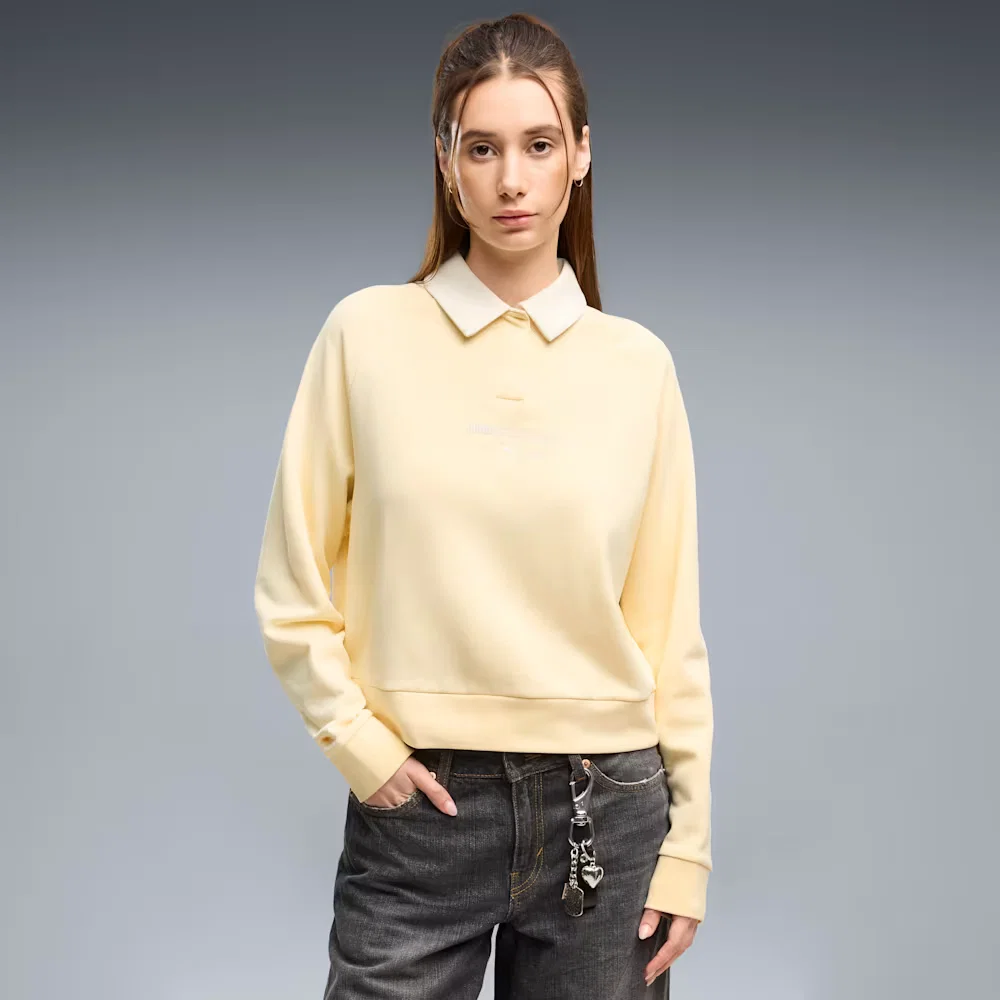 Camisa Polo Manga Longa Puma Class Relaxed Feminina — imagem 1