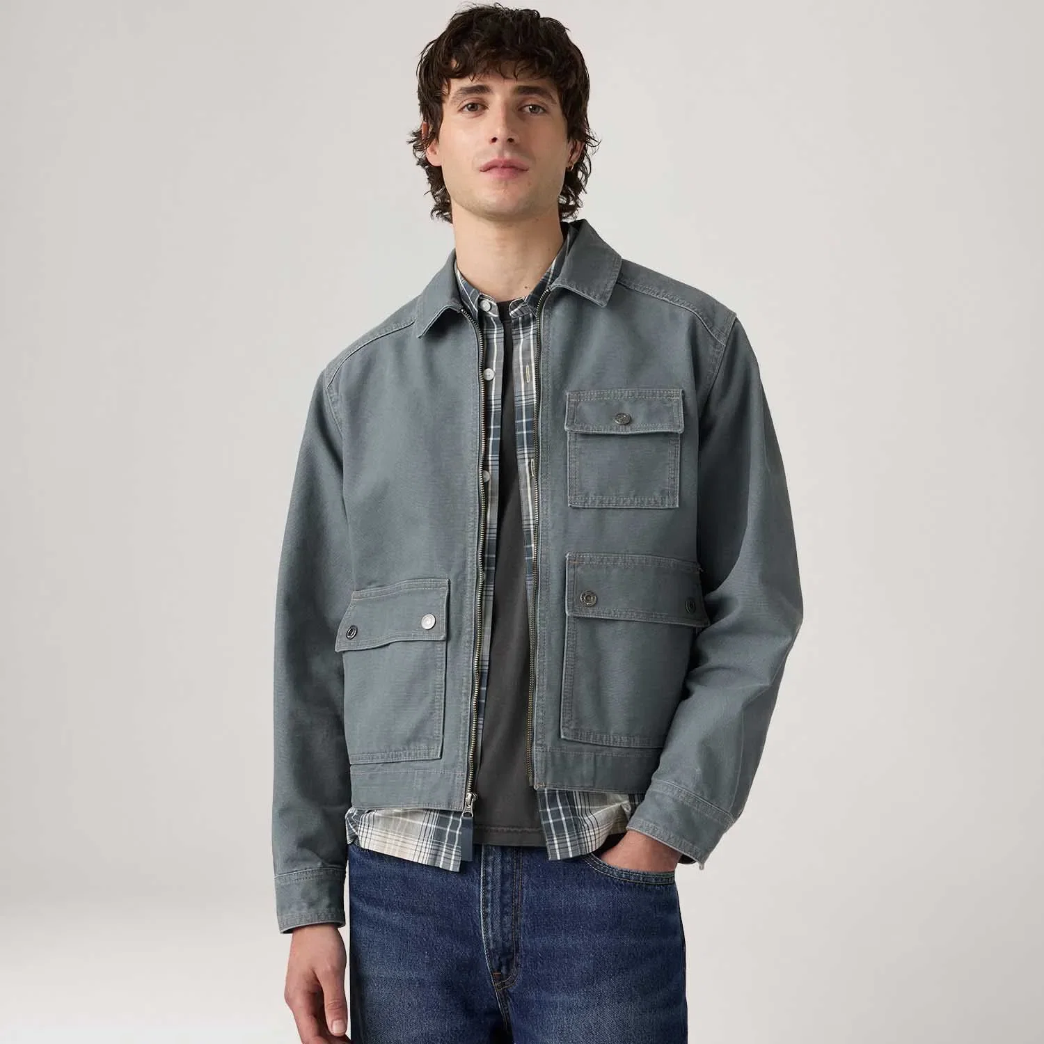 Jaqueta Levi's® Newell Utility Cinza — imagem 1