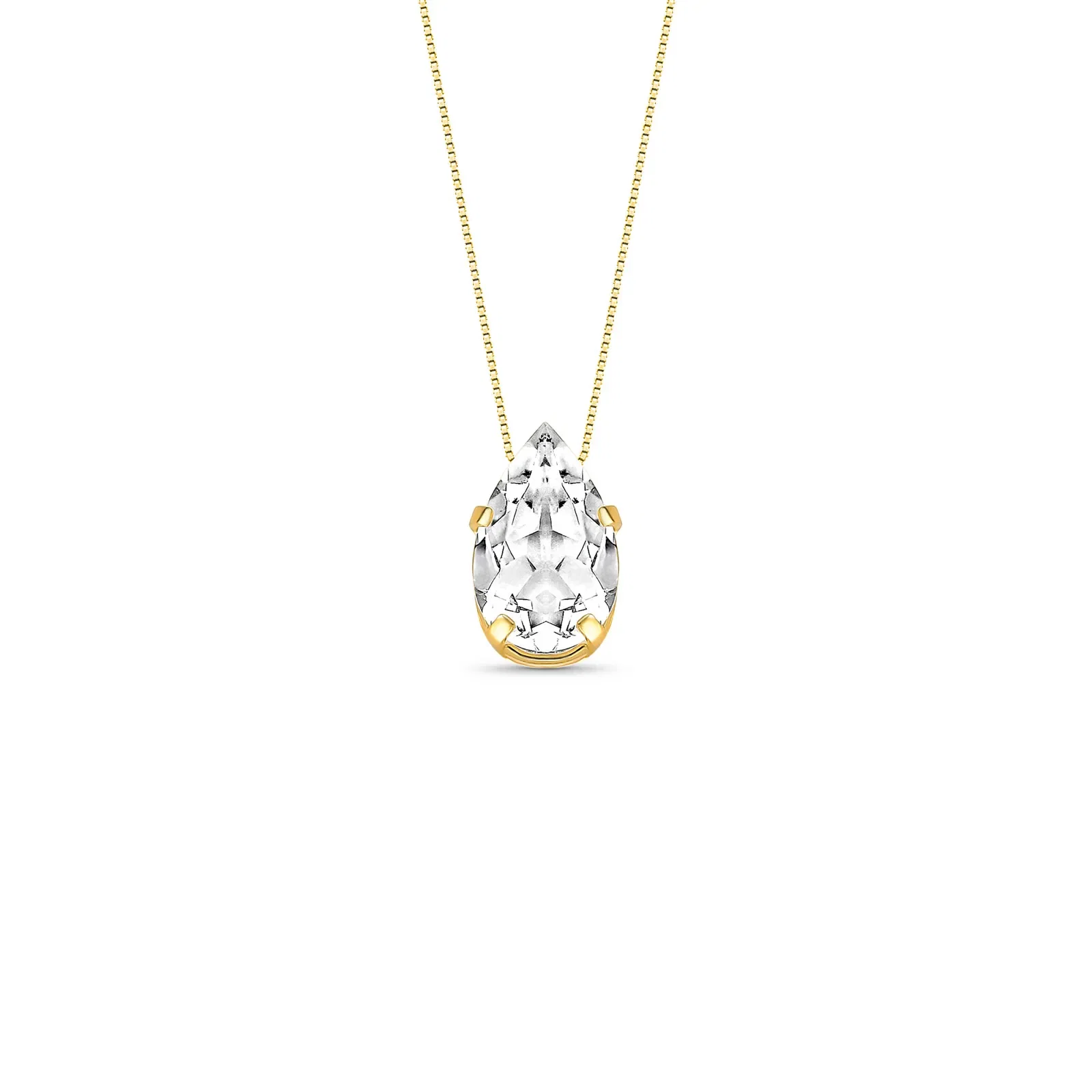 Pingente Gold Stone em Ouro Amarelo 18k com Cristal — imagem 1