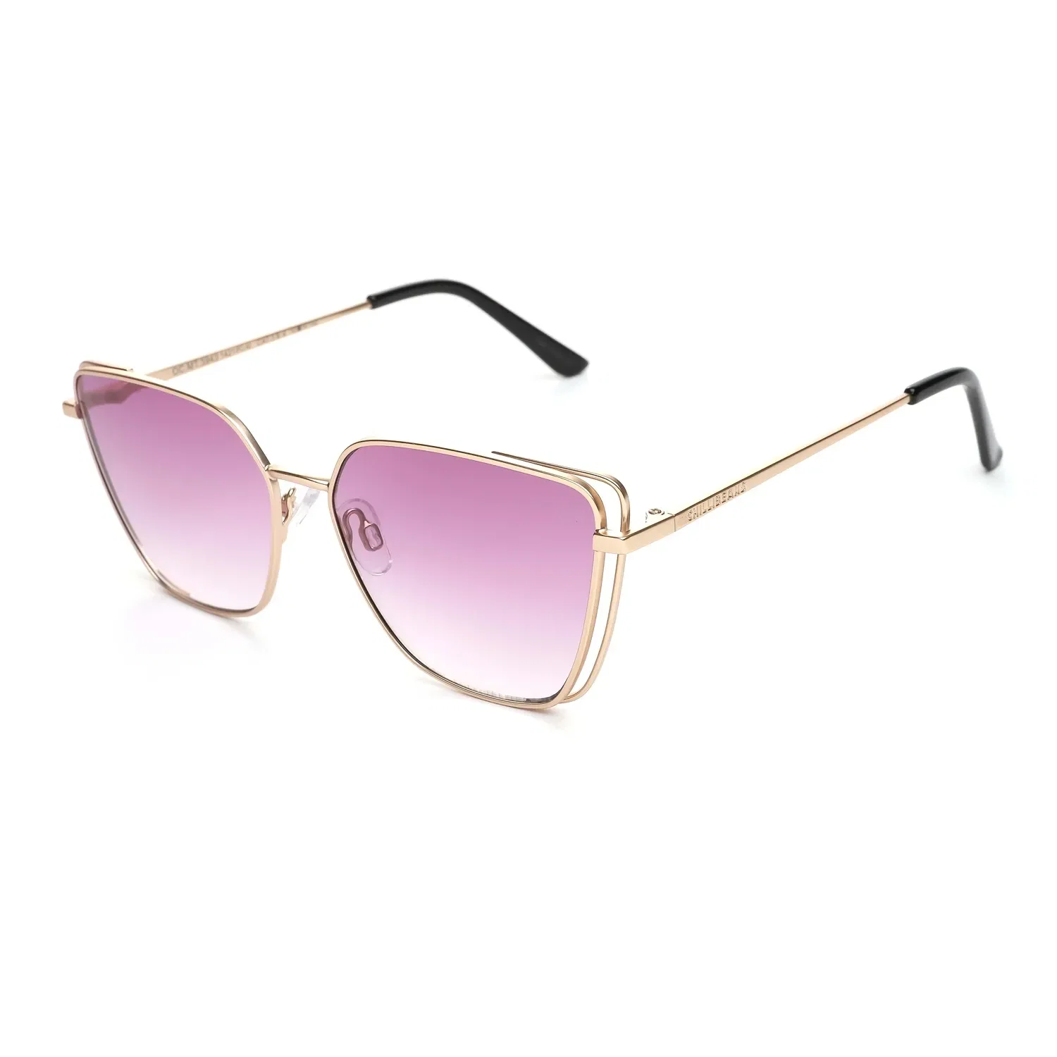 Óculos de Sol Feminino Chilli Beans Quadrado Degradê Roxo — imagem 1