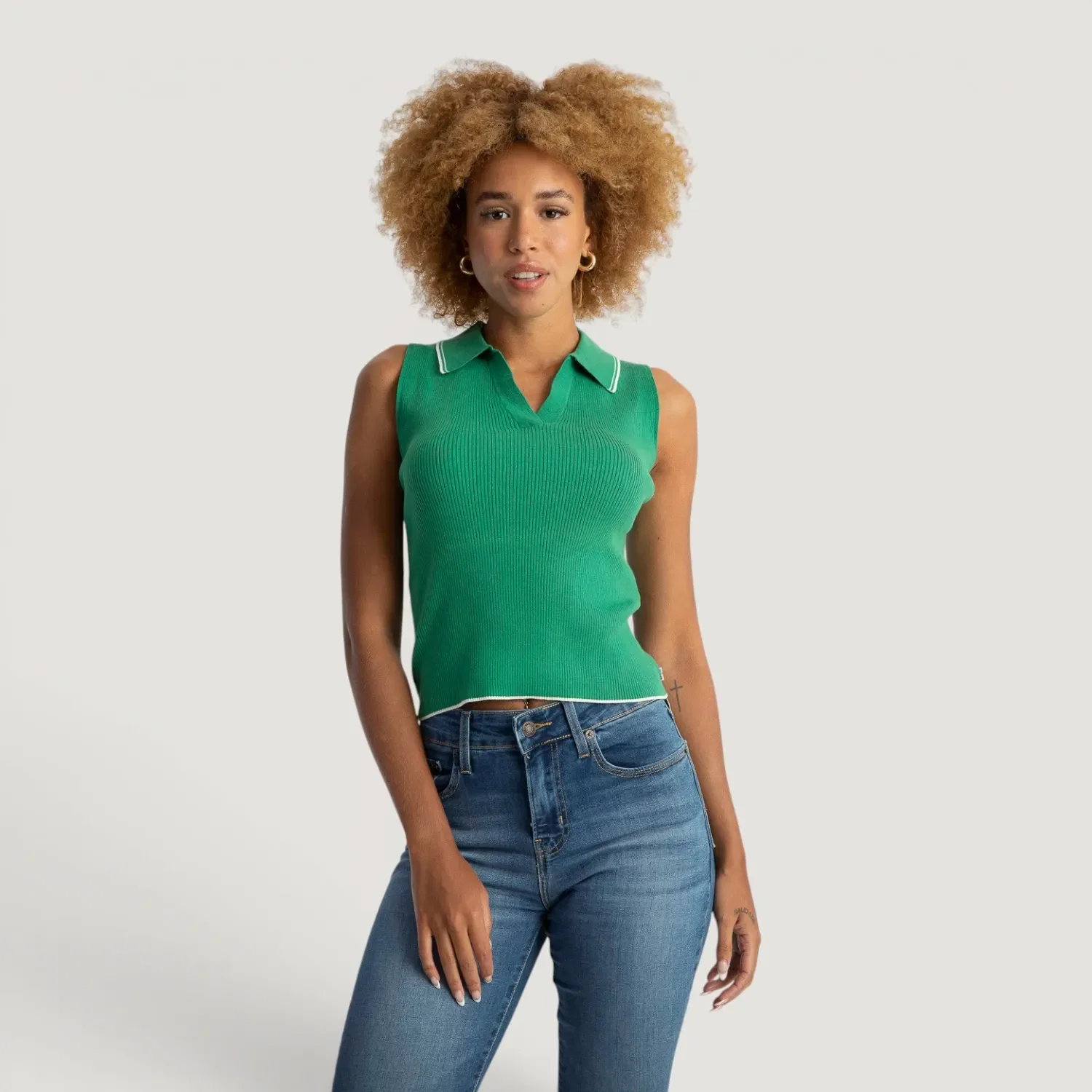 Regata Levi's® Talulah Polo Verde — imagem 1
