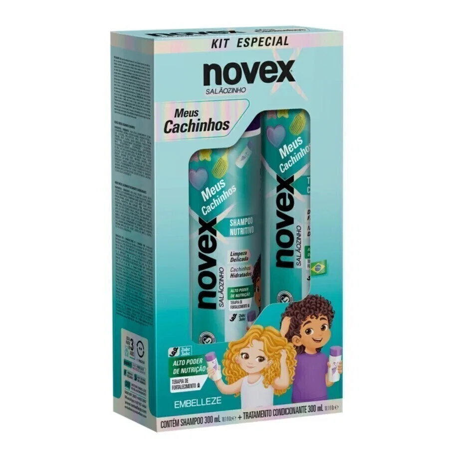 Kit Shampoo + Condicionador Novex Meus Cachinhos 300ml