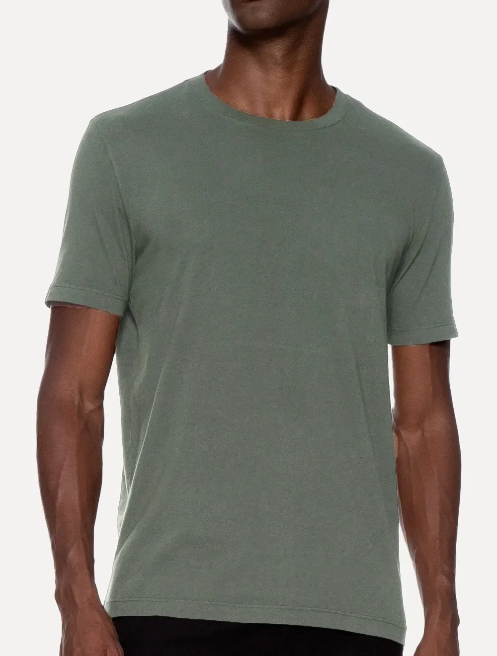 Camiseta VR Masculina Crewneck Cotton Basic Verde