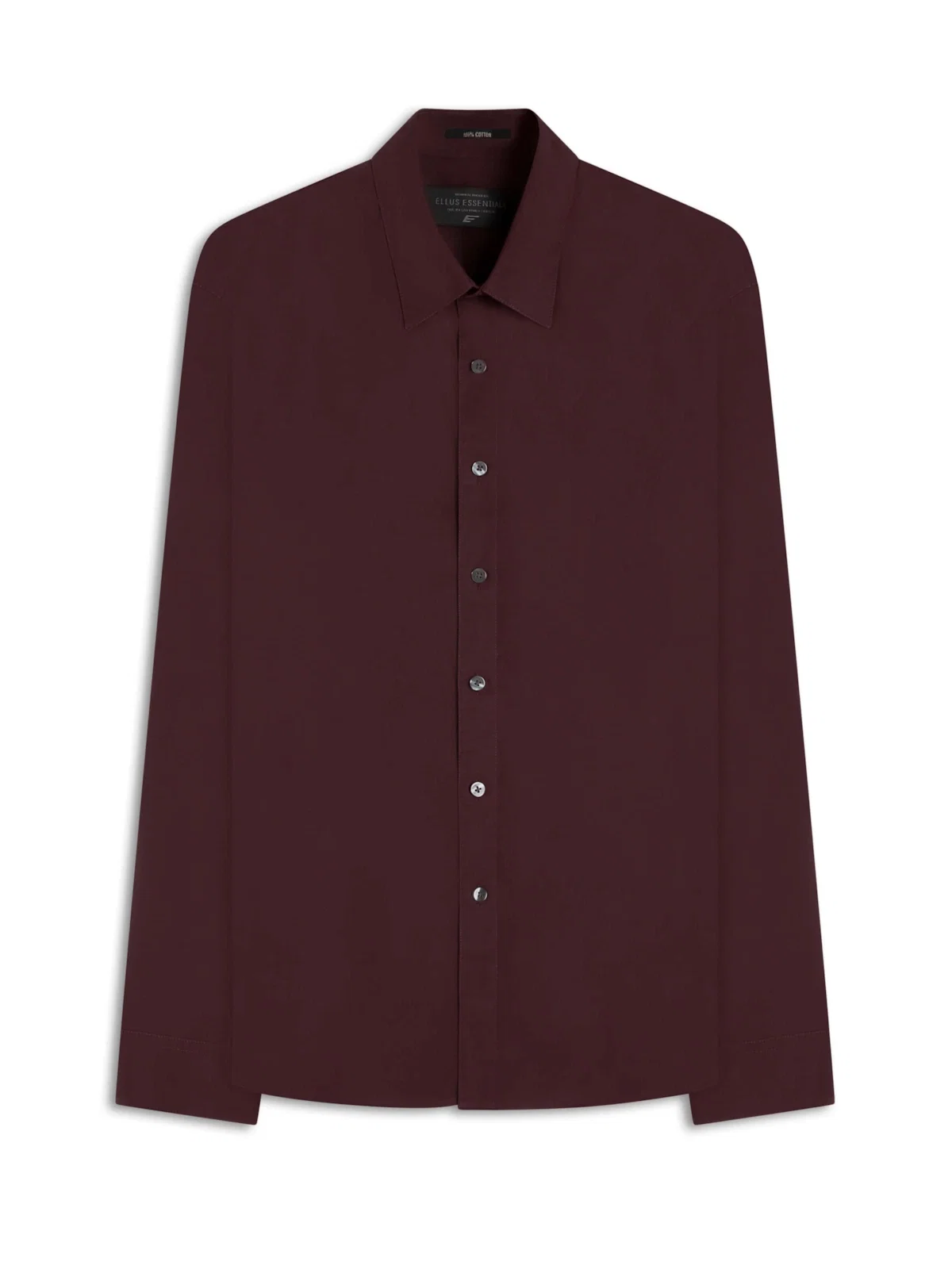 Camisa Tricoline Classic Anatomic Bordeaux — imagem 1