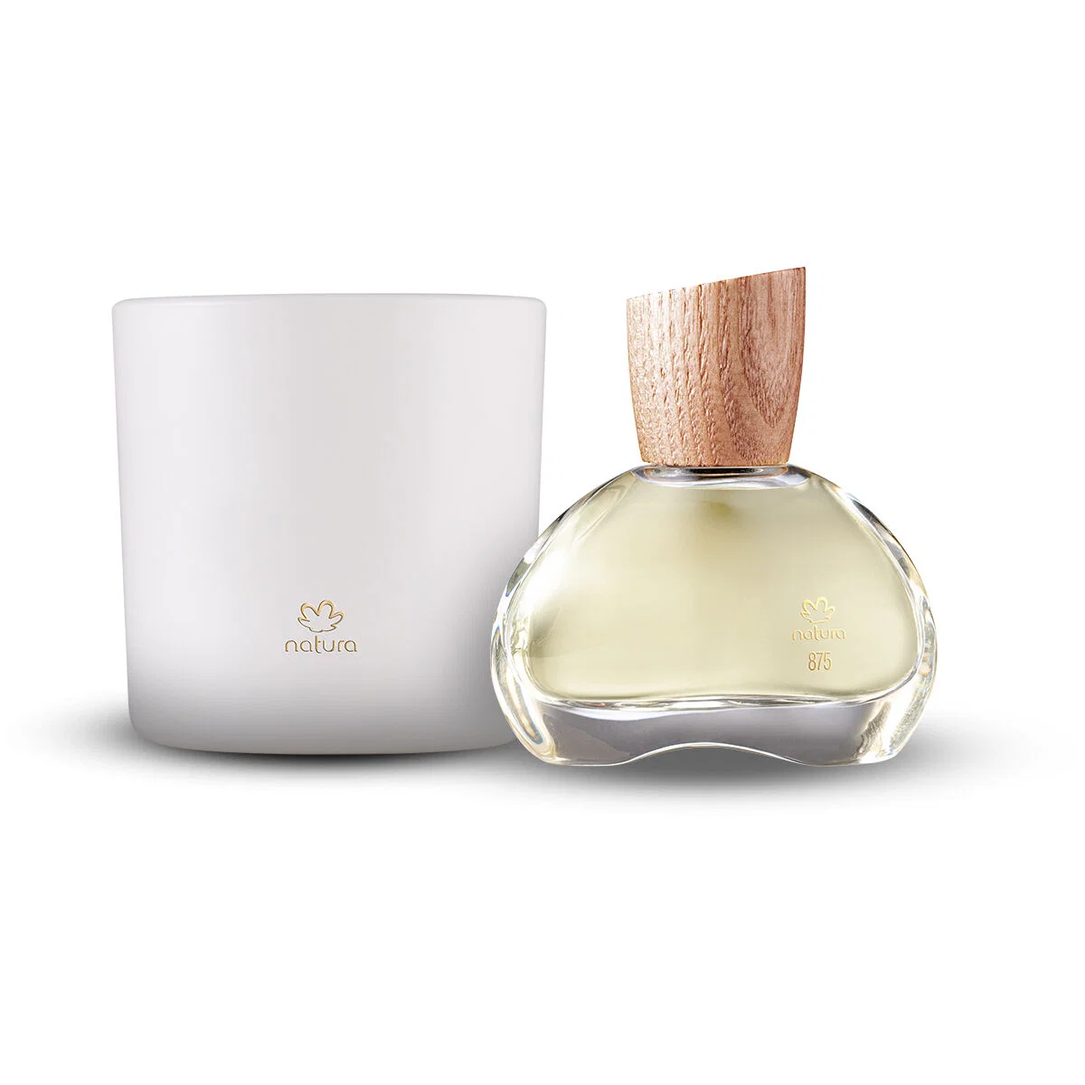 Kit Eau de Parfum Natura 875 Vetiver Capitiú e Vela Perfumada 774 Rosa Capitiú (2 produtos)