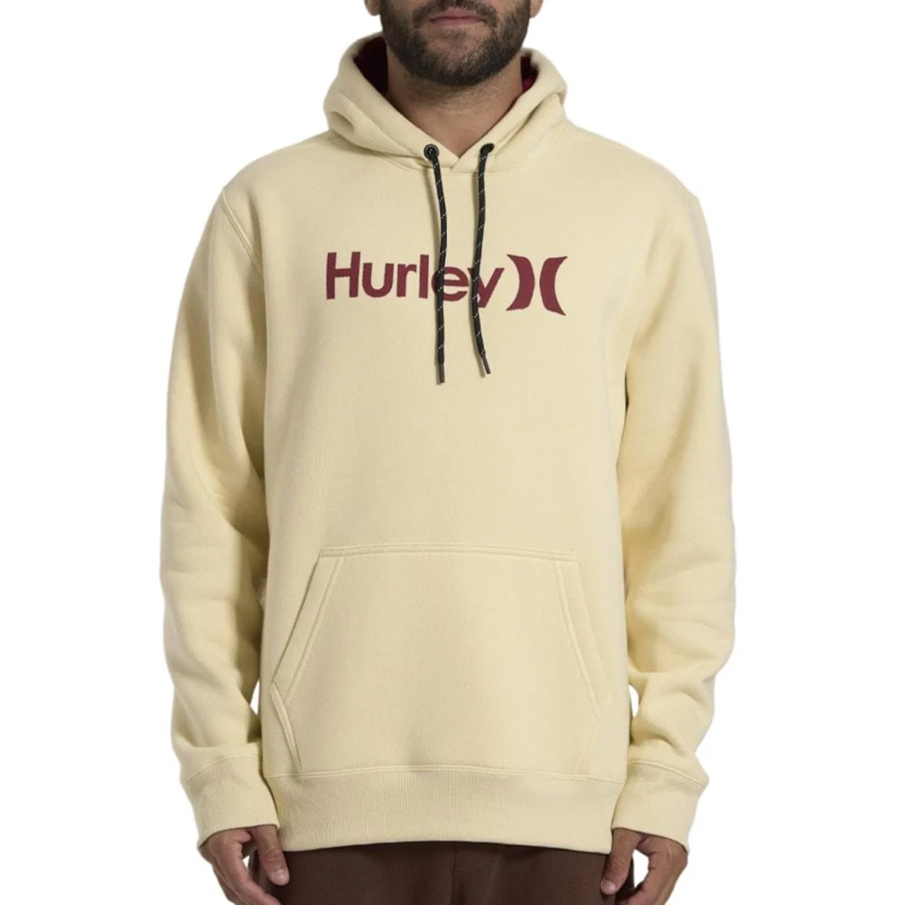 Blusão de Moletom Canguru Hurley One e Only Masculino