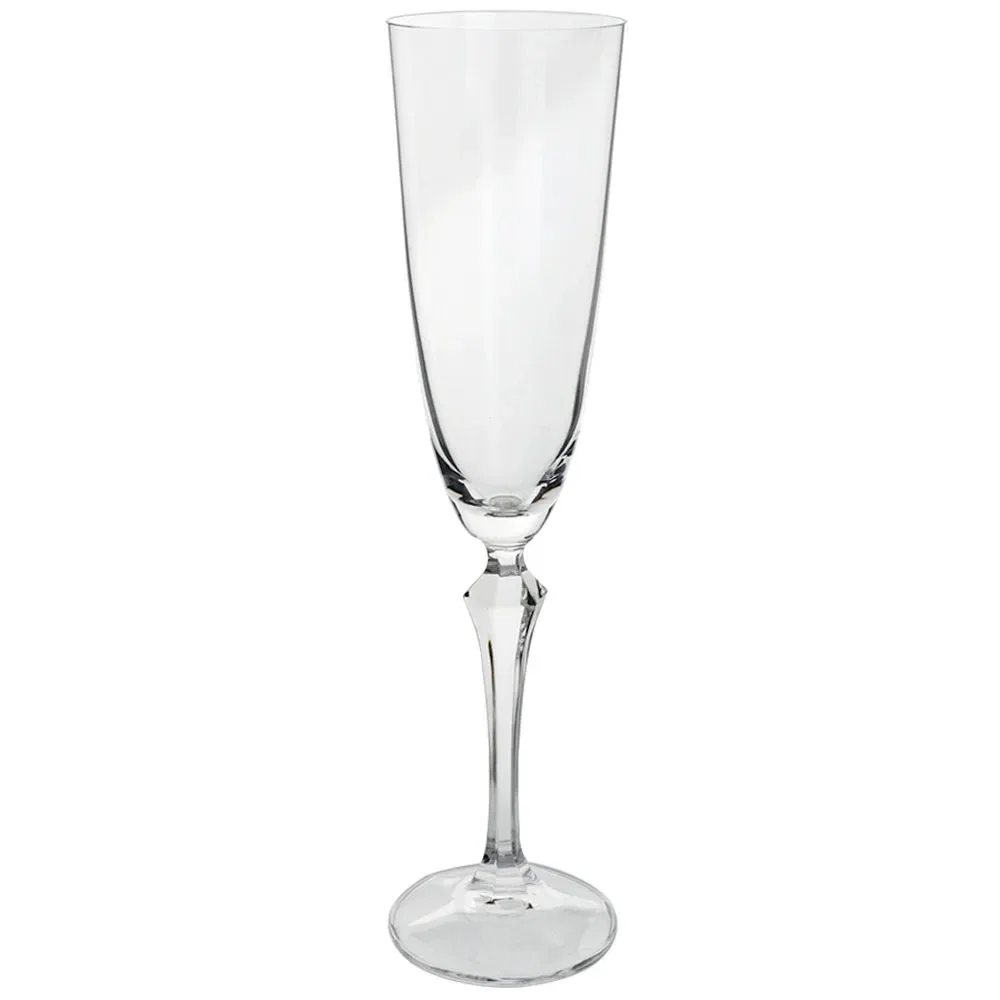 6 Taças de Champagne Cristal Elizabeth 200ml