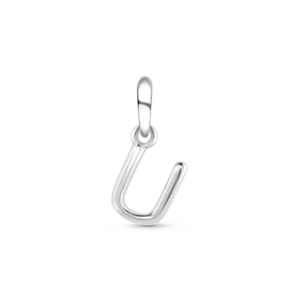 Pingente Life Letra U em Prata 925 — imagem 1