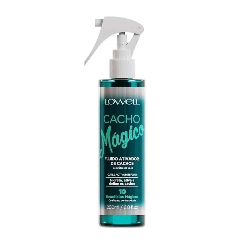 Fluido Ativador de Cachos Lowell Cacho Mágico 200ml