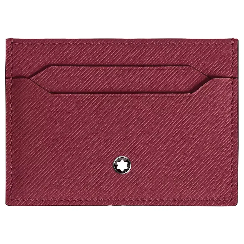 Porta Cartões Montblanc Sartorial em Couro Cassis 199375