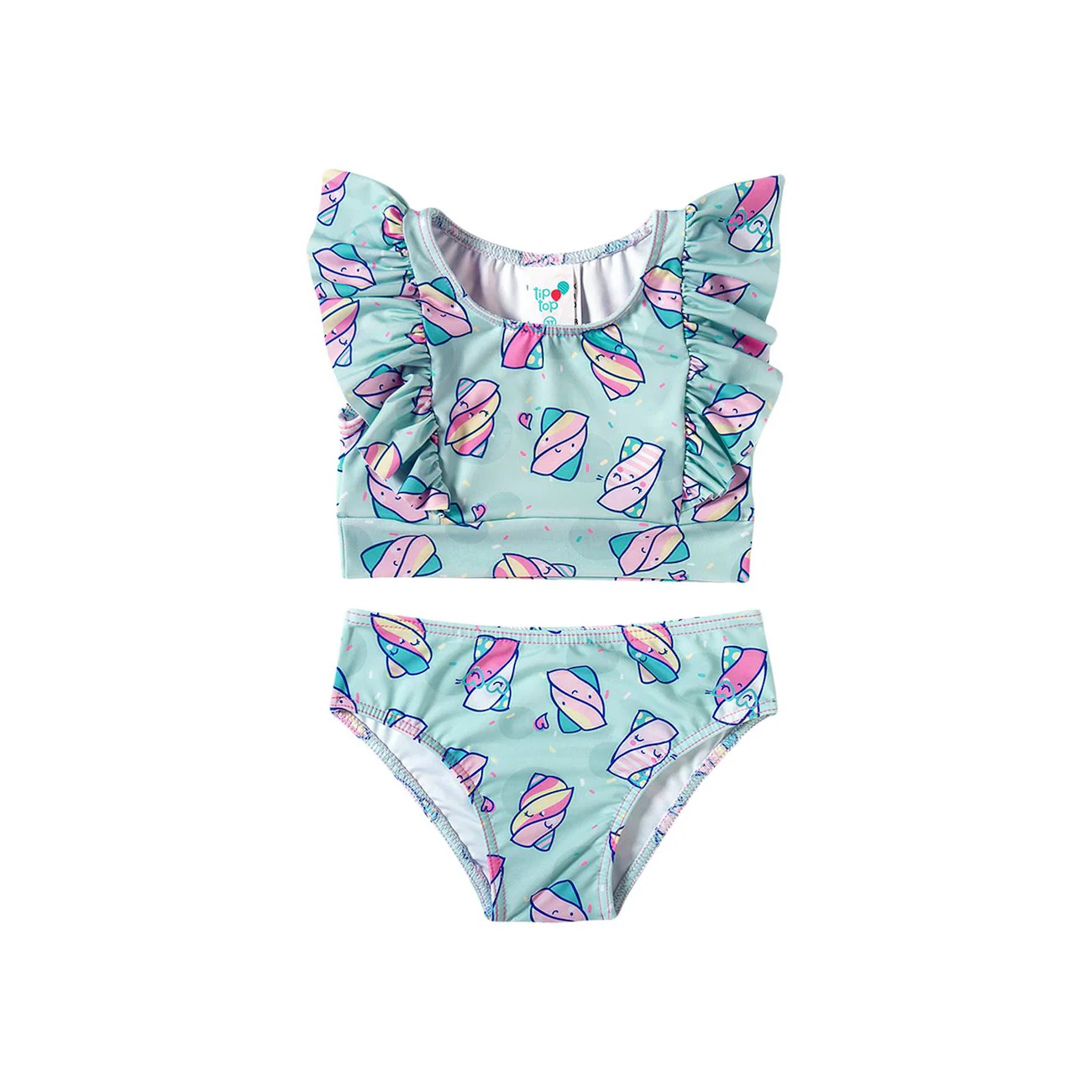 Biquíni Tip Top Infantil Marshmellow Infantil