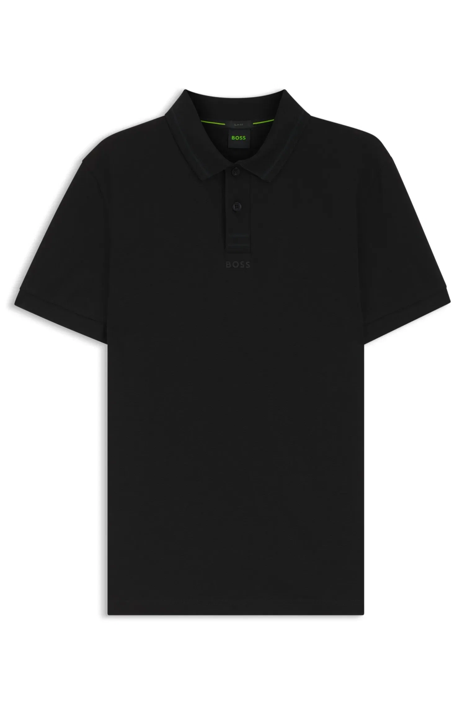 Polo Slim Fit Em Algodão Piqué