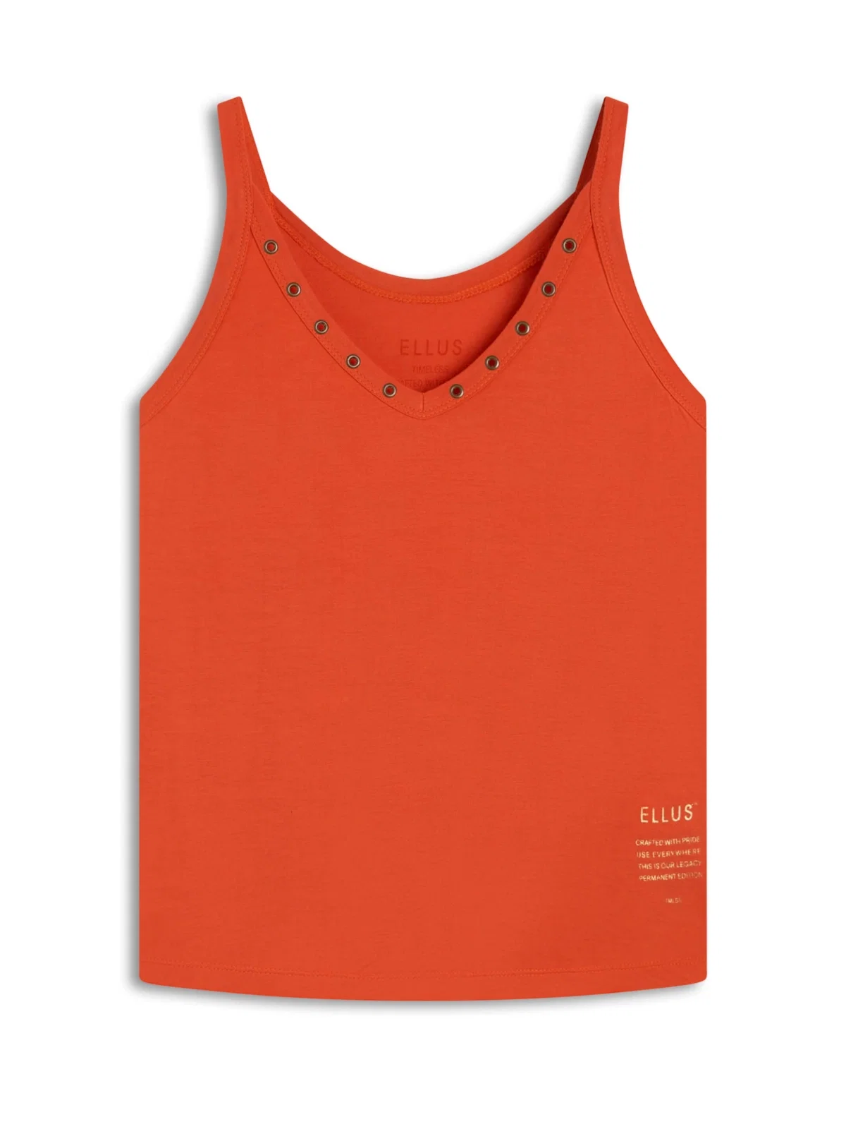 Blusa Ellus Ilhós Viscose Telha — imagem 1