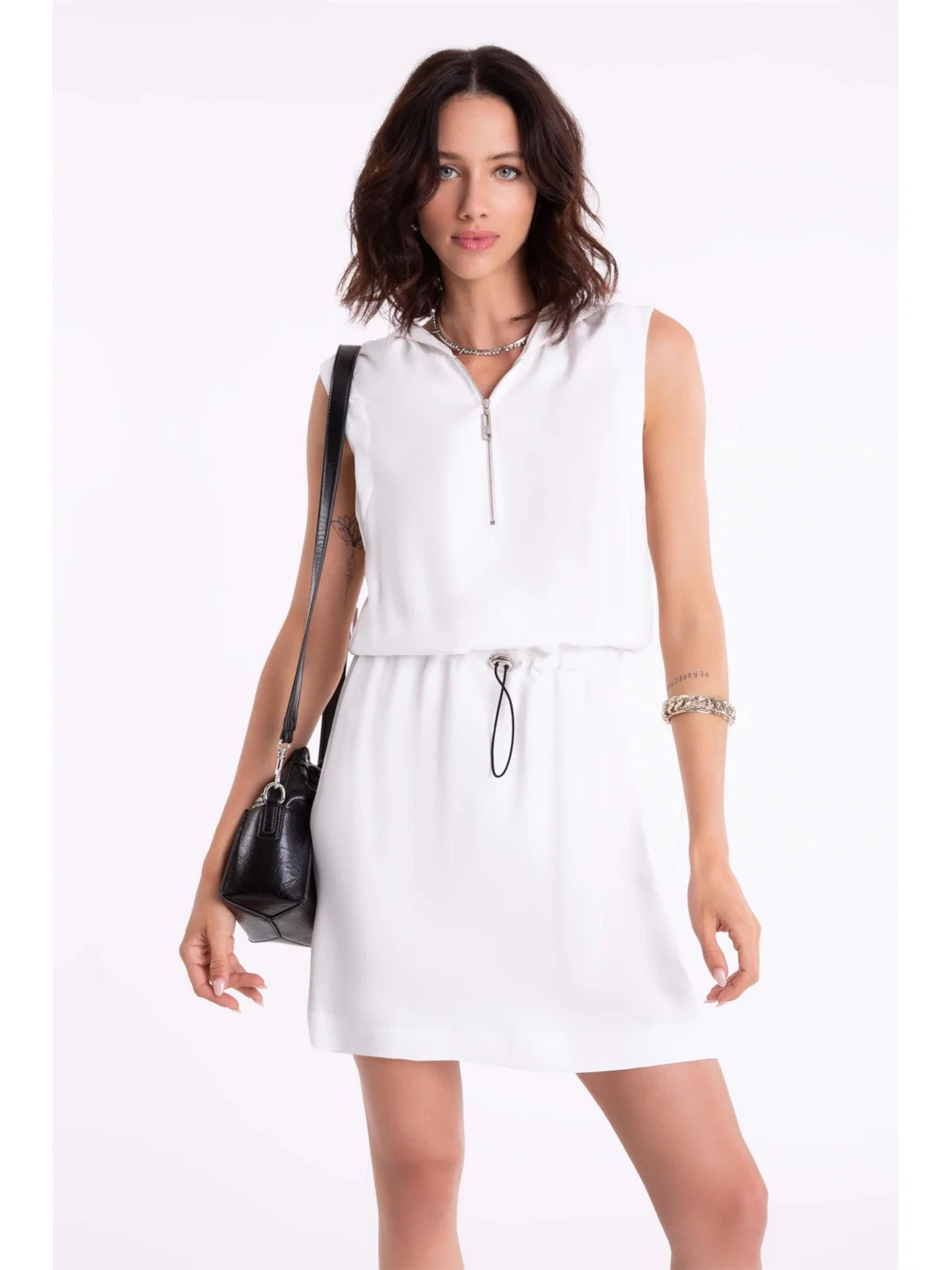 Vestido Cap Adjuster Off White