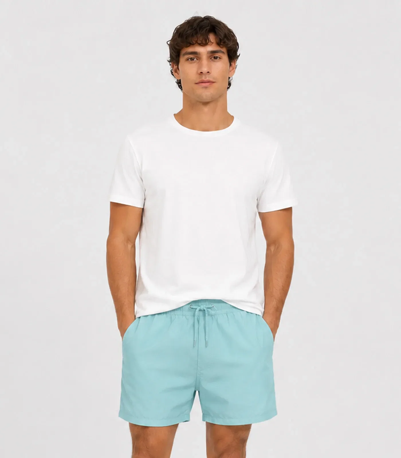 Bermuda Masculina Com Bolsos De Tactel Filt Surf Verde — imagem 1