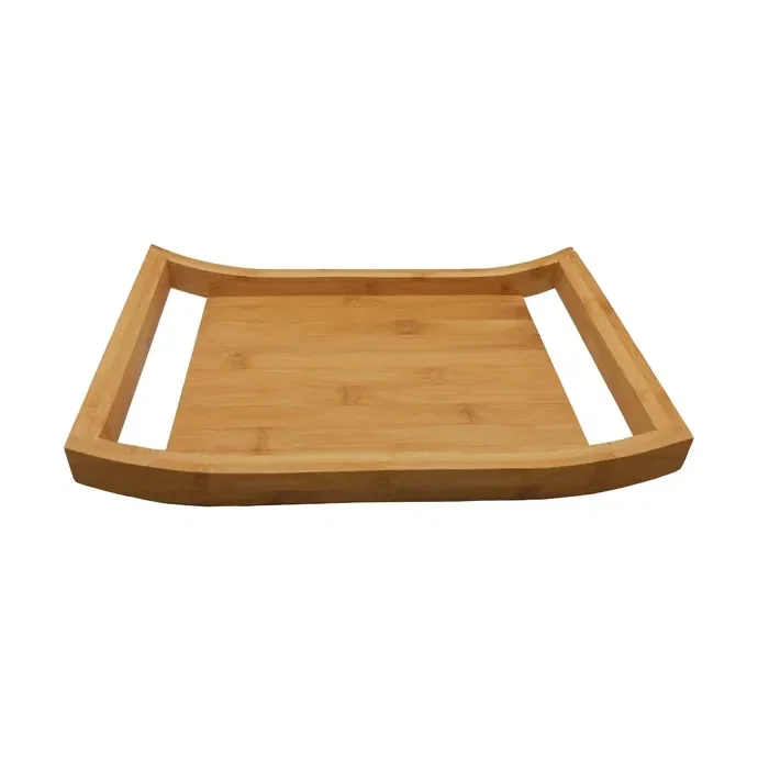 Bandeja com Alça em Bambu 35x24,5x5cm Kenya