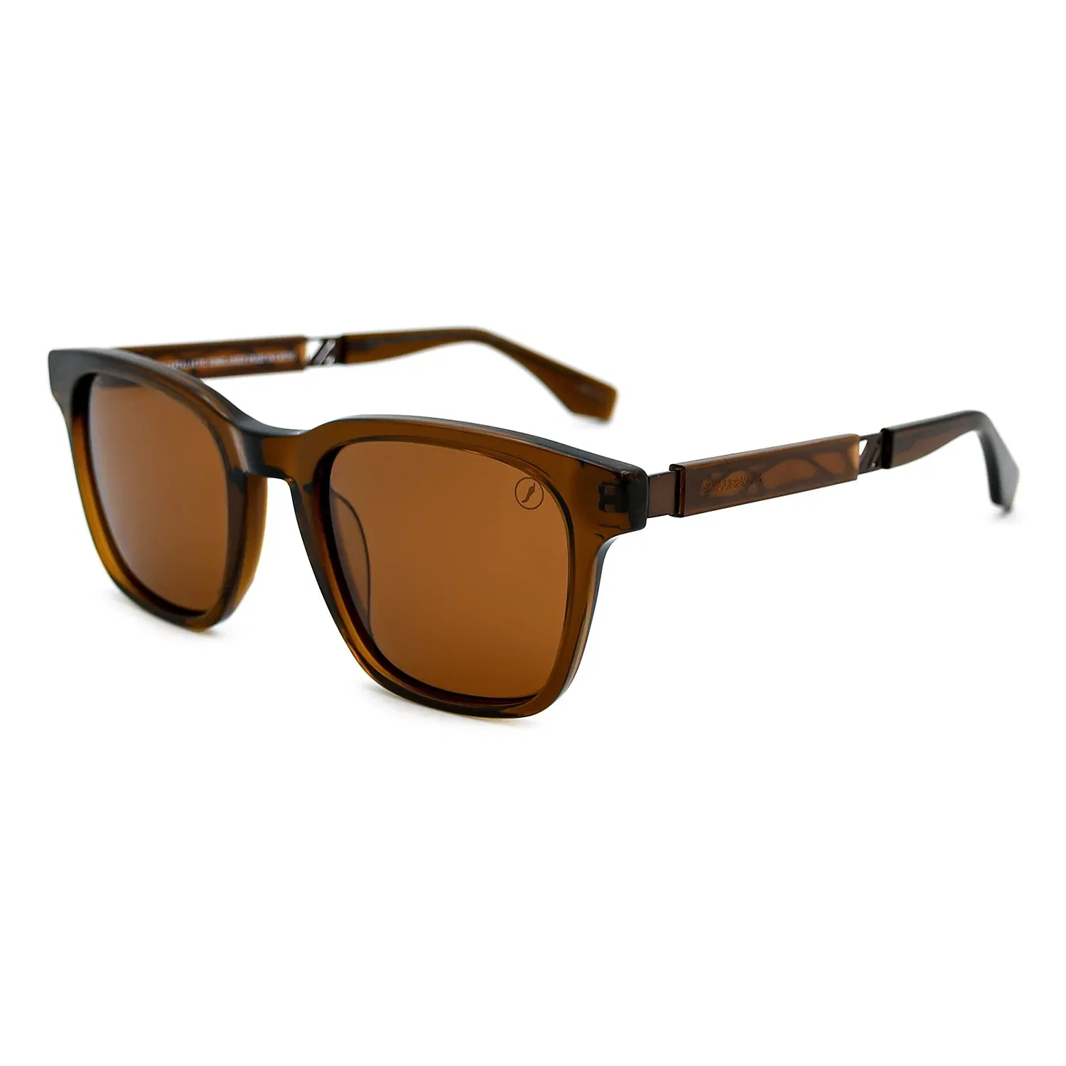 Óculos de Sol Masculino Alok Space Rave Bossa Nova Polarizado Marrom
