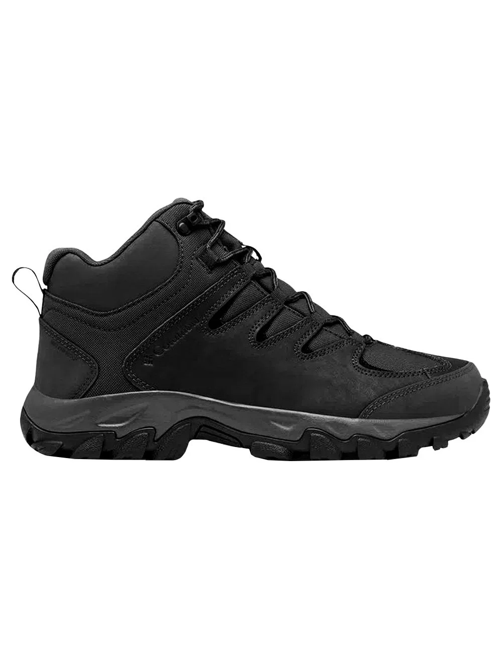 Bota Columbia Masculina Buxton Peak Mid II Black Shark Preta