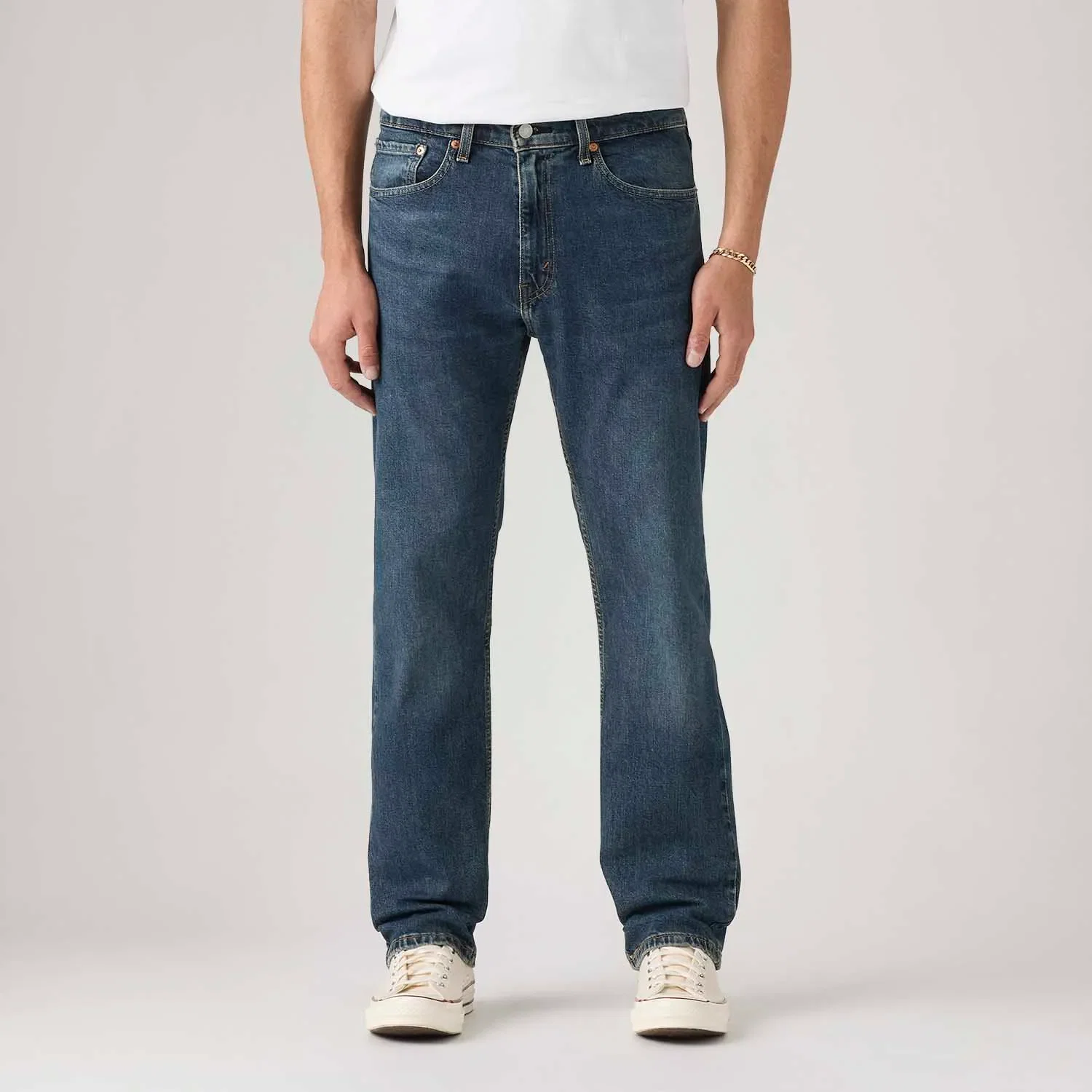 Calça Jeans Levi's® 505® Regular Advanced Stretch Lavagem Escura — imagem 1