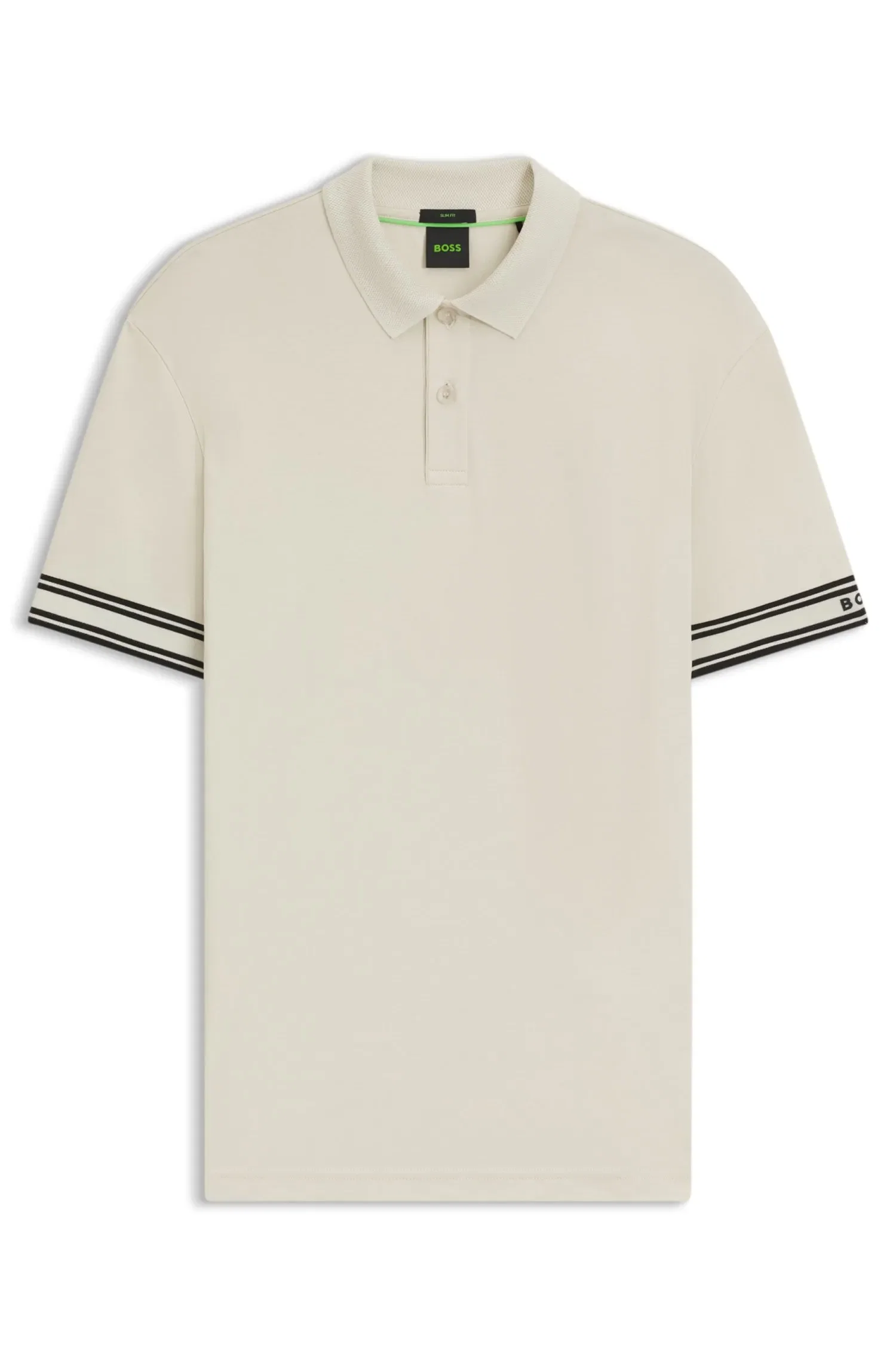 Polo Slim Fit Em Algodão