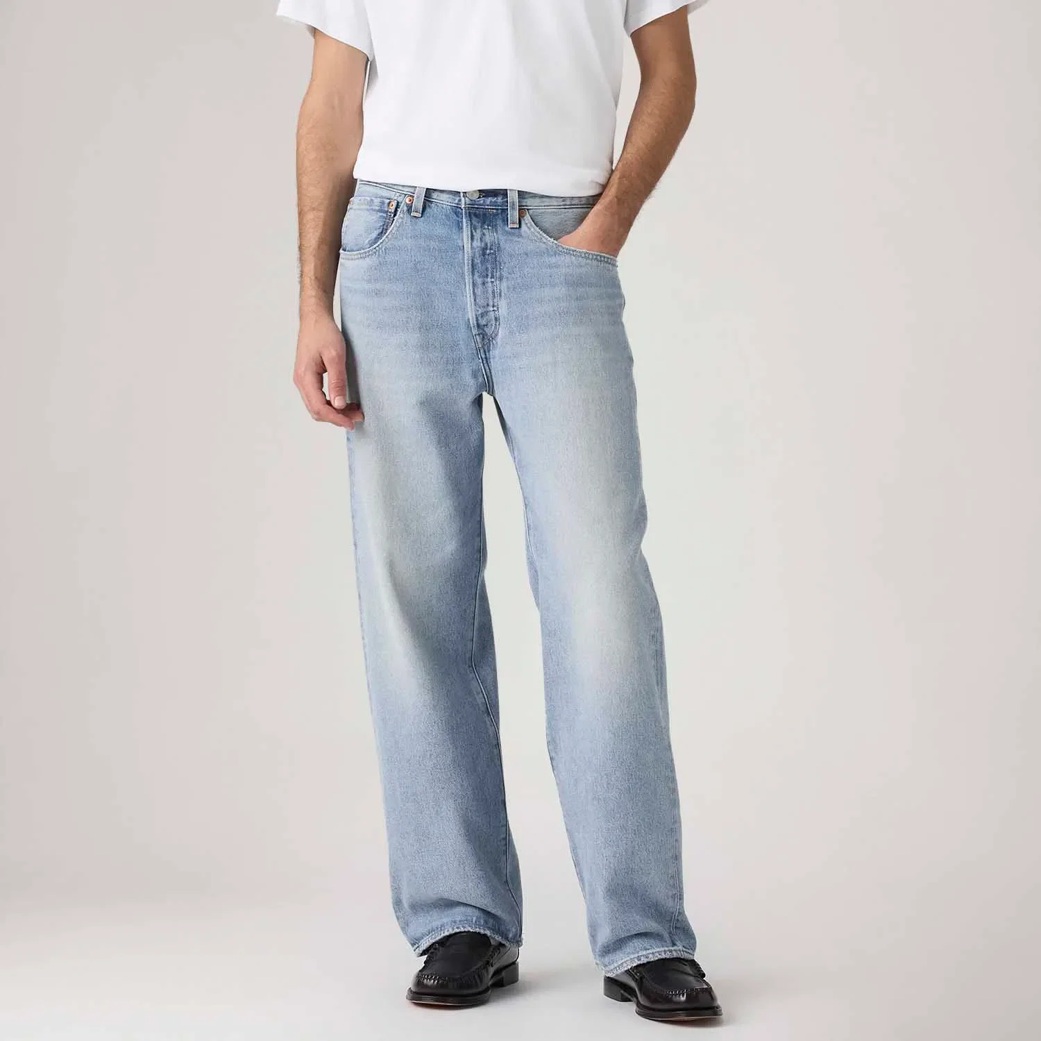 Calça Jeans Levi's® 501® Loose Lavagem Clara — imagem 1