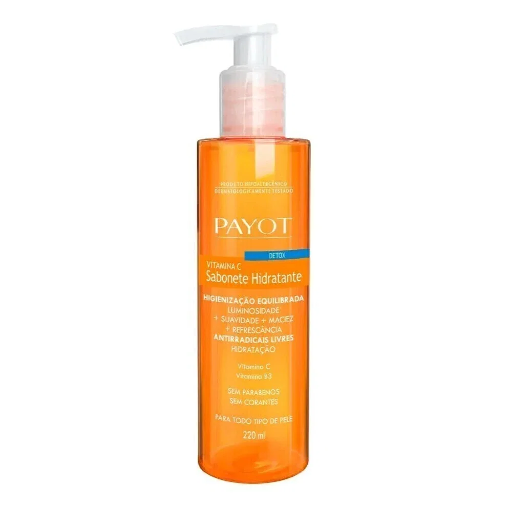 Sabonete Hidratante Facial Payot Detox Vitamina C 220ml