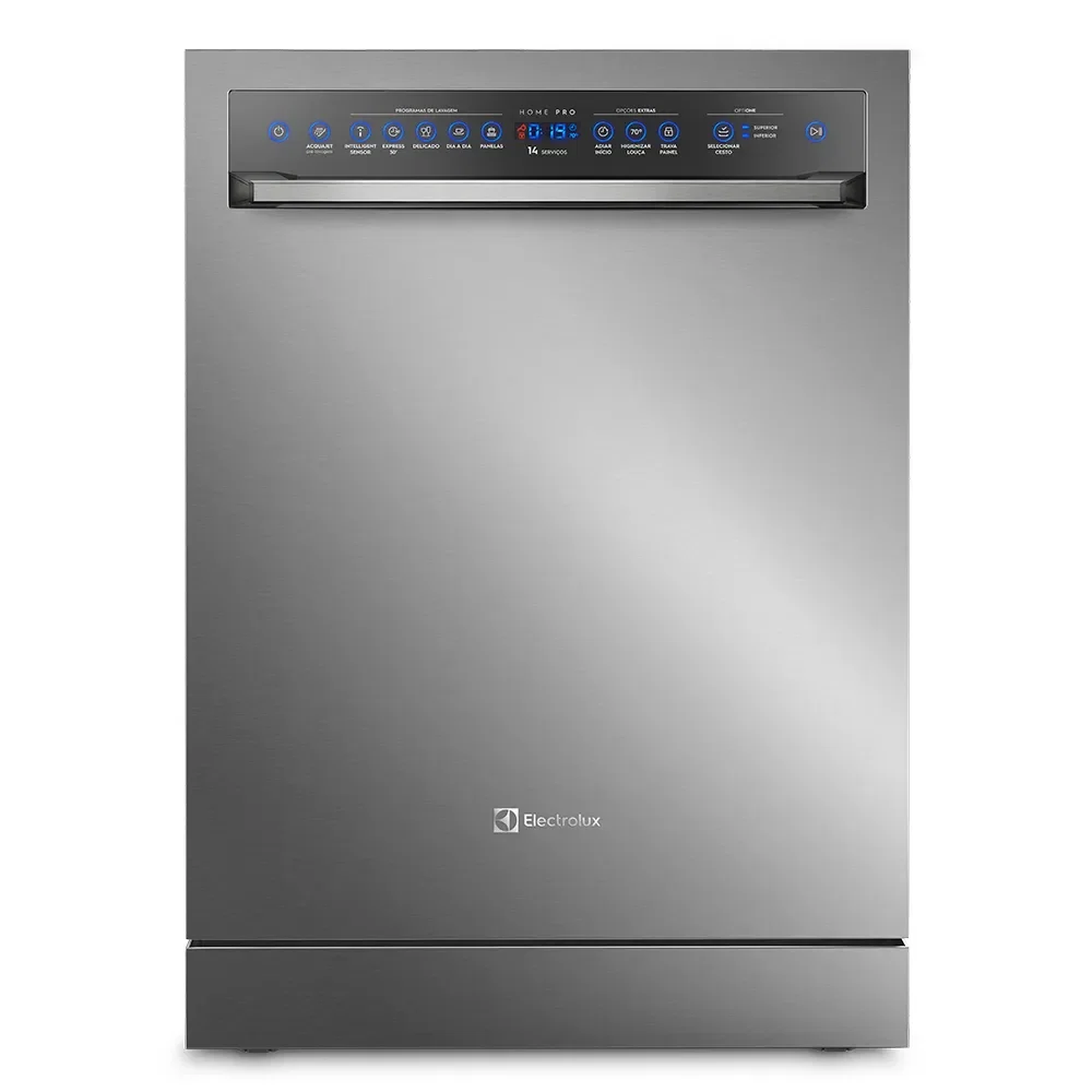 Lava-Louças Electrolux 14 Serviços Inox Home Pro com Função Higienizar (LP14X) — imagem 1
