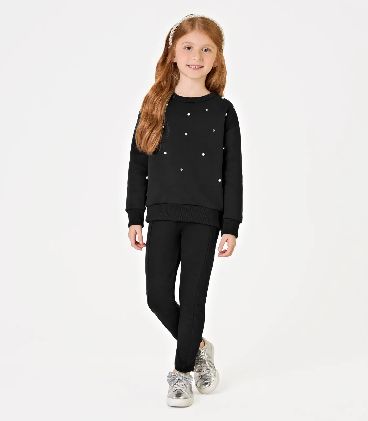 Legging Infantil Montaria Molecotton Trick Nick Preto